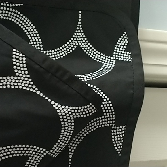 Kasper 100 percent SILK Black &White Blazer Jacket Sz 4 - Picture 4 of 10